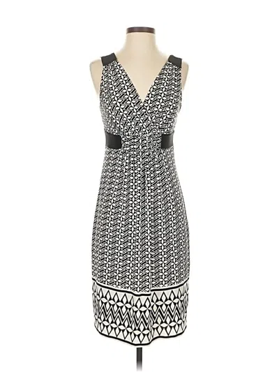 Pre-owned London Times Cocktail Dress In Gray