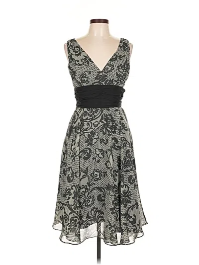 Pre-owned London Times Cocktail Dress In Gray