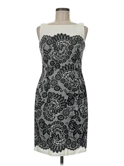 Pre-owned London Times Cocktail Dress In Gray