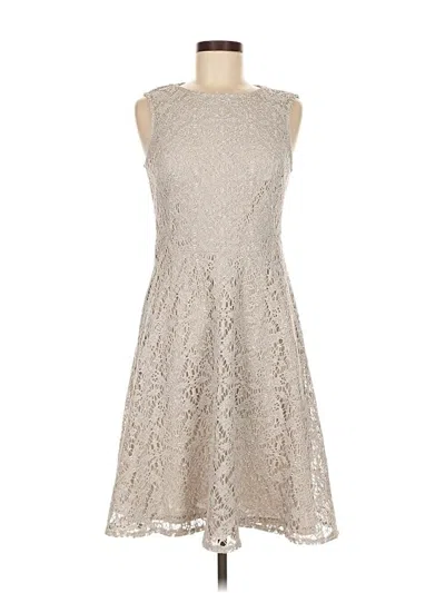 Pre-owned London Times Cocktail Dress In Gray