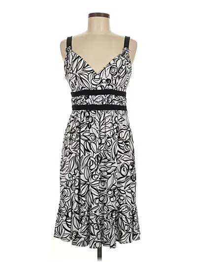 Pre-owned London Times Cocktail Dress In Gray