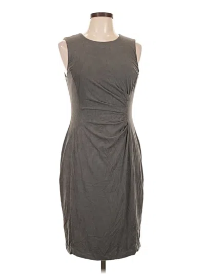 Pre-owned London Times Cocktail Dress In Gray