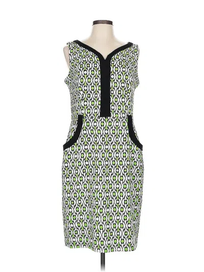 Pre-owned London Times Cocktail Dress In Green