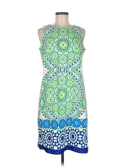 Pre-owned London Times Cocktail Dress In Green