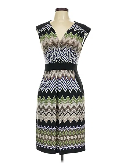 Pre-owned London Times Cocktail Dress In Green