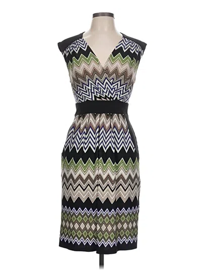 Pre-owned London Times Cocktail Dress In Green