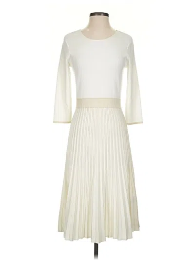 Pre-owned London Times Cocktail Dress In Ivory