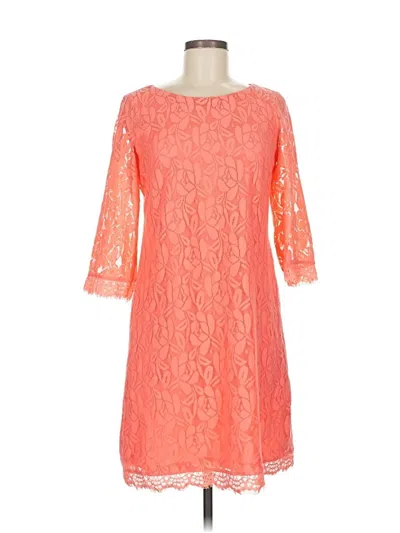 Pre-owned London Times Cocktail Dress In Orange
