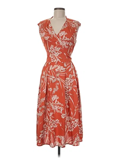 Pre-owned London Times Cocktail Dress In Orange