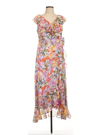 Pre-owned London Times Cocktail Dress In Pink