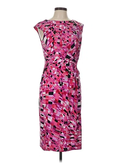Pre-owned London Times Cocktail Dress In Pink