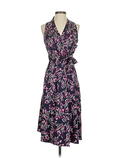 Pre-owned London Times Cocktail Dress In Purple