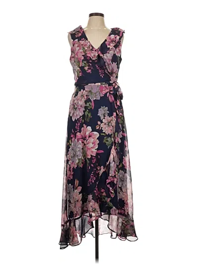 Pre-owned London Times Cocktail Dress In Purple