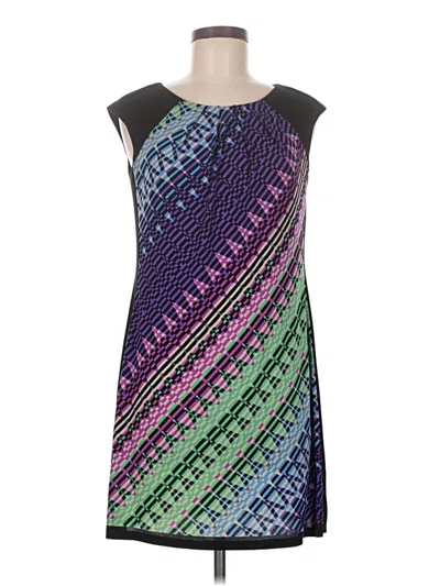 Pre-owned London Times Cocktail Dress In Purple