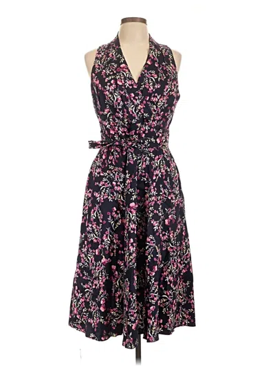 Pre-owned London Times Cocktail Dress In Purple