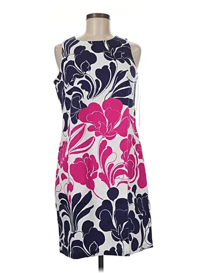 Pre-owned London Times Cocktail Dress In Purple