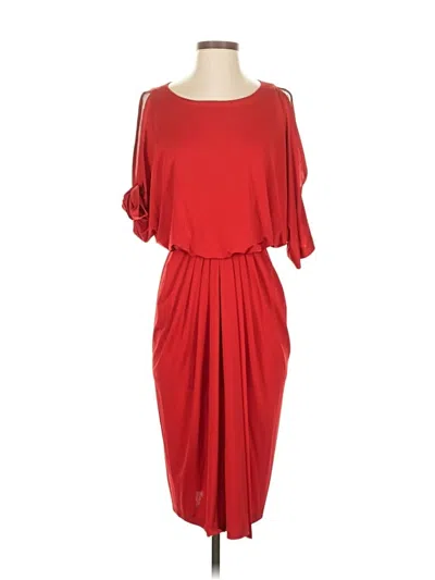 Pre-owned London Times Cocktail Dress In Red