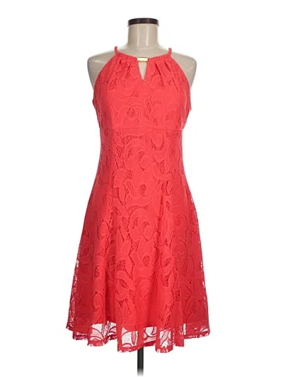Pre-owned London Times Cocktail Dress In Red