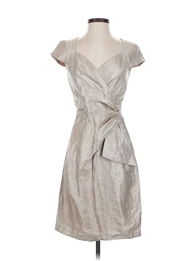 Pre-owned London Times Cocktail Dress In Silver