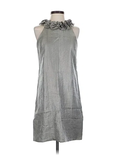 Pre-owned London Times Cocktail Dress In Silver