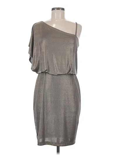 Pre-owned London Times Cocktail Dress In Silver