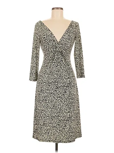 Pre-owned London Times Cocktail Dress In Tan
