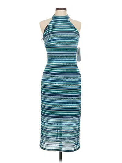 Pre-owned London Times Cocktail Dress In Teal