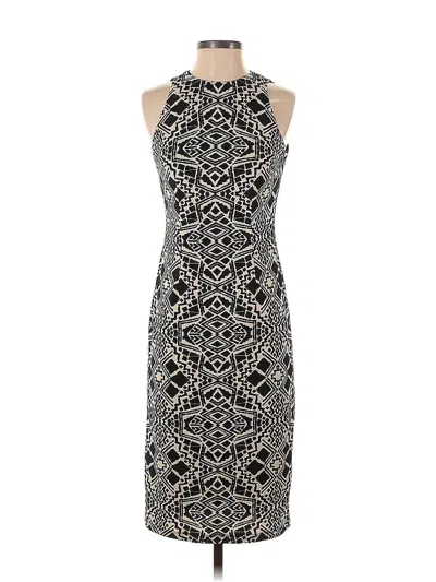 Pre-owned London Times Cocktail Dress In White