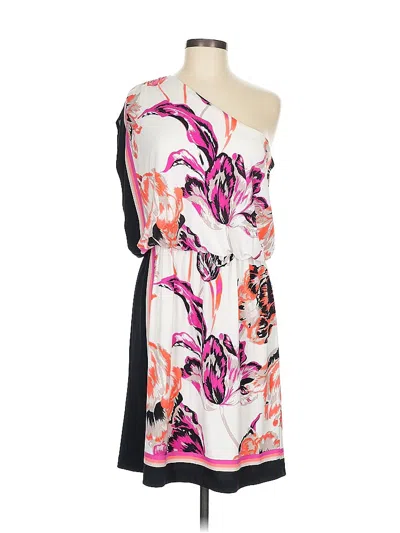 Pre-owned London Times Cocktail Dress In White