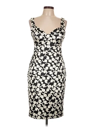 Pre-owned London Times Cocktail Dress In White