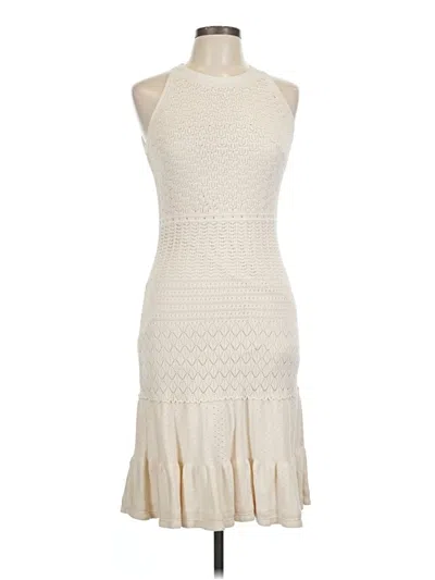 Pre-owned London Times Cocktail Dress In White