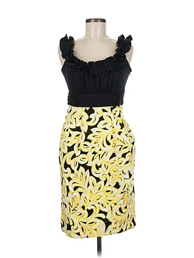 Pre-owned London Times Cocktail Dress In Yellow