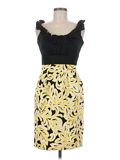 Pre-owned London Times Cocktail Dress In Yellow