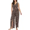 London Times Floral Walk-through Jumpsuit