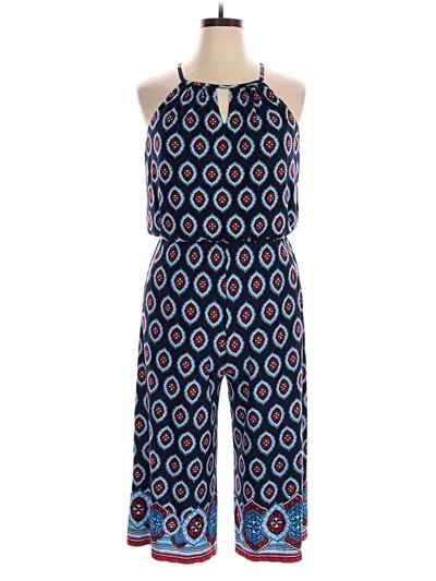 Pre-owned London Times Jumpsuit In Blue