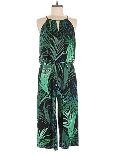 Pre-owned London Times Jumpsuit In Green