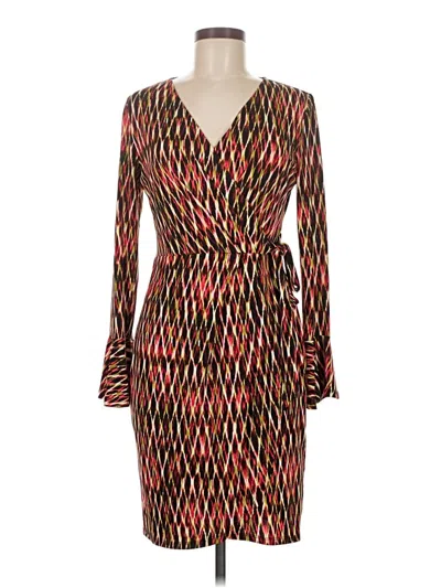 Pre-owned London Times Kimono In Brown