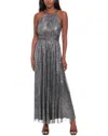 London Times Maxi Dress In Black