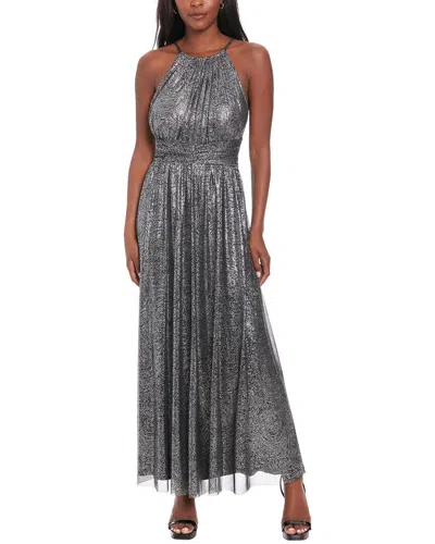 London Times Maxi Dress In Black