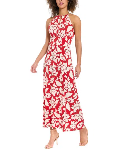 London Times Maxi Dress In Multi