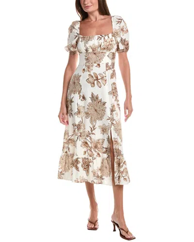 London Times Midi Dress In Multi