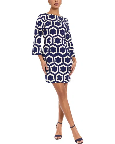 London Times Mini Dress In Multi