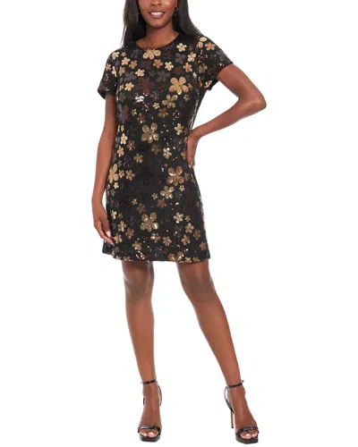 London Times Mini Dress In Multi