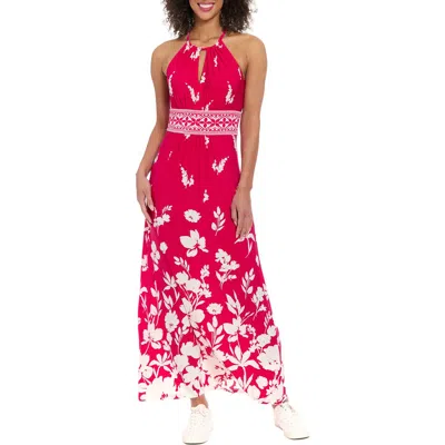 London Times Morris Floral Maxi Sundress In Multi