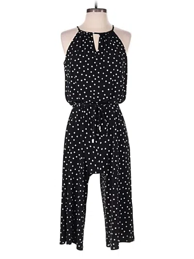 Pre-owned London Times Romper In Black