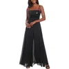 London Times Jumpsuit In Black/black