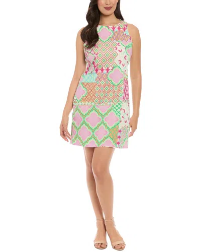 London Times Shift Dress In Multi