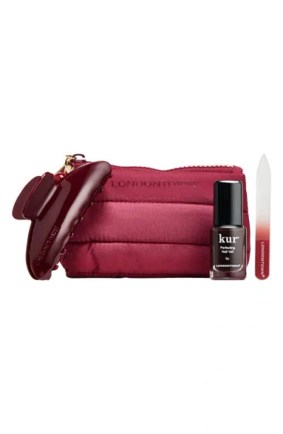 Londontown Cherry Cola Essentials Set In Burgundy