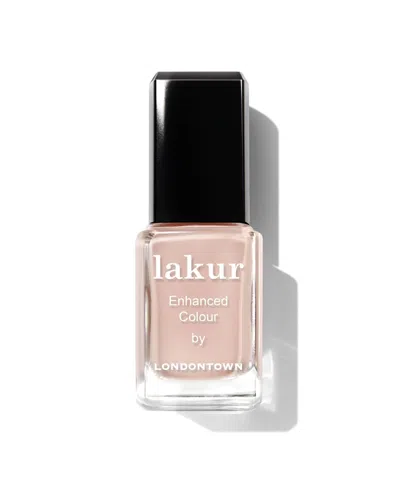 Londontown Lakur Enhanced Color Nail Polish, 0.4 Oz. In Easy,neutral Peach