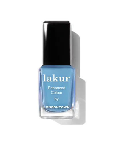 Londontown Lakur Enhanced Color Nail Polish, 0.4 Oz. In Pacific Pool Blue